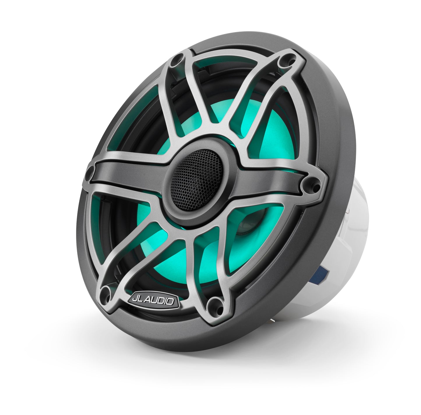 Bocinas náuticas JL Audio® M6 6,5" con LED y rejilla deportiva de titanio