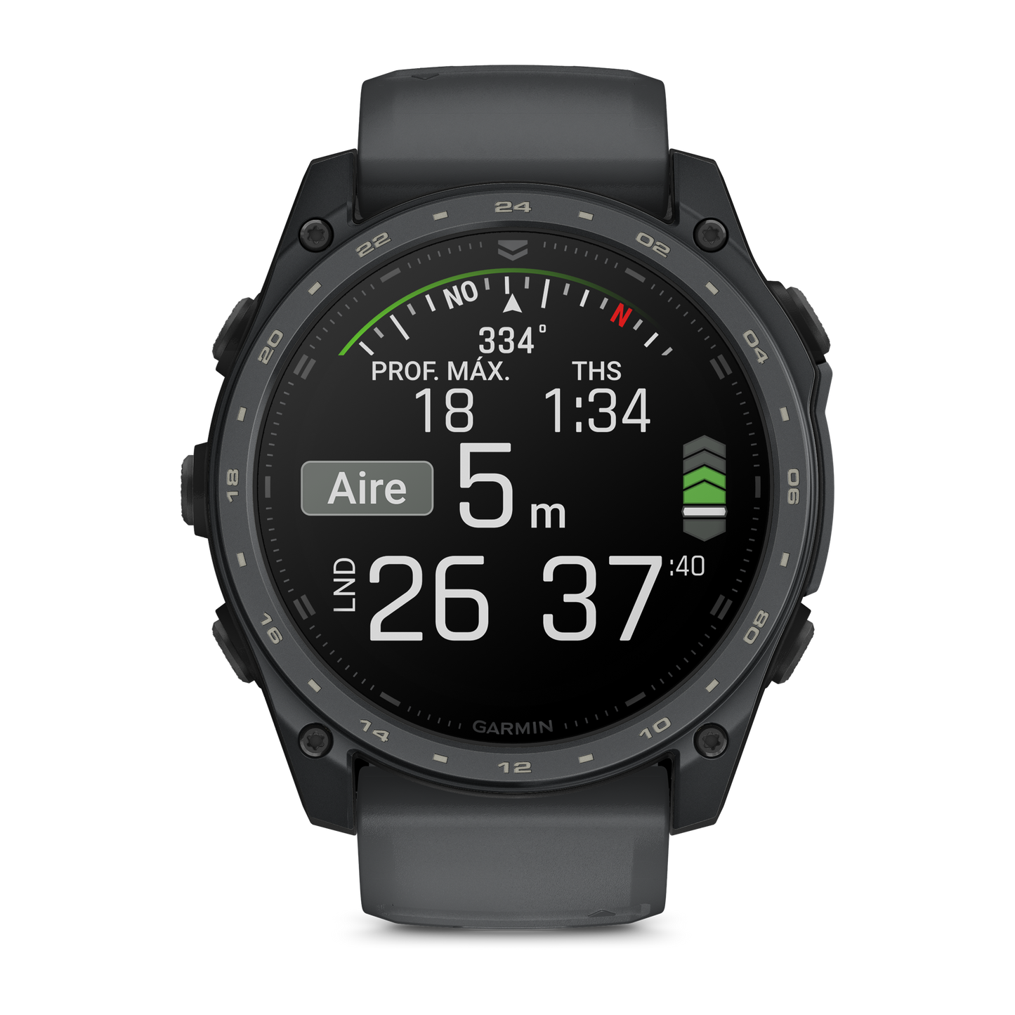 Garmin Tactix® 8 - 51 mm, AMOLED, revestimiento Cerakote